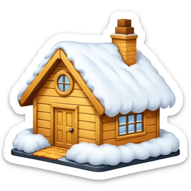  snow that accumulates on the roof  sticker