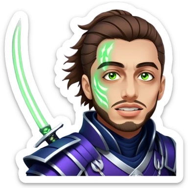 Mystic Samurai sticker