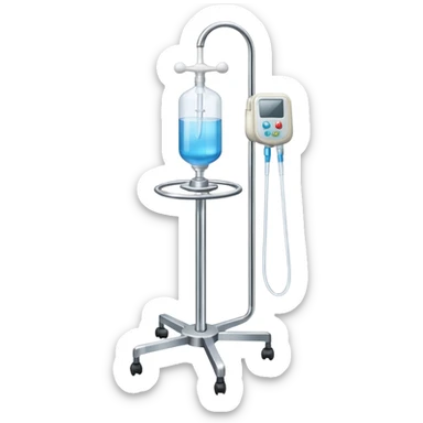 IV stand sticker