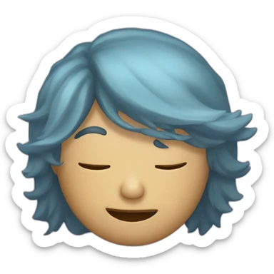 Chat qui dort sticker