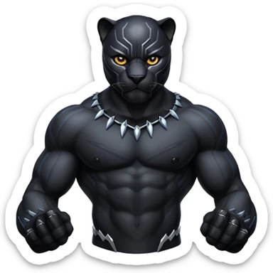 pantera negra sticker