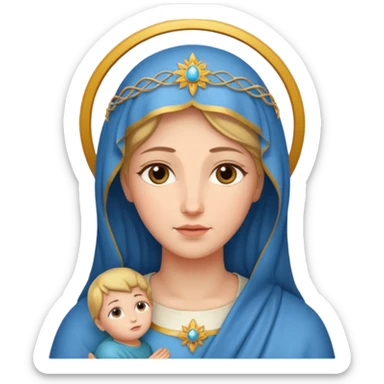 Mother of God from Christian Gods sticker