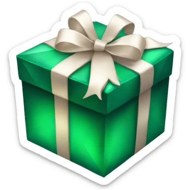 emerald gift box Emerald sticker