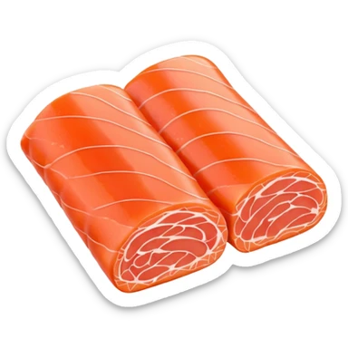 pack of salmon lox sticker