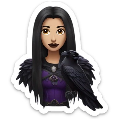 Raven Queen sticker