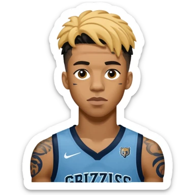 Ja Morant Grizzlies sticker