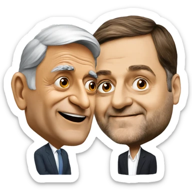 Rahul Gandhi with George Soros sticker