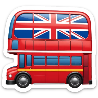 UK emoji- maybe add flag in front of the bus sticker