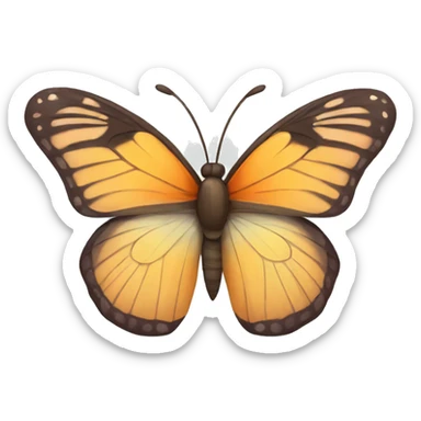 Butterfly sticker
