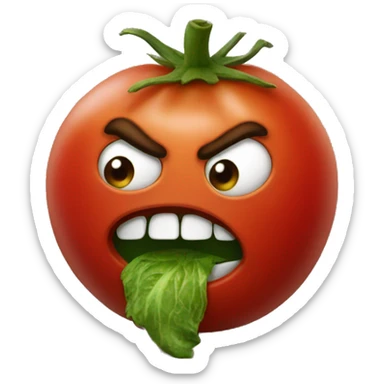 rotten tomato sticker