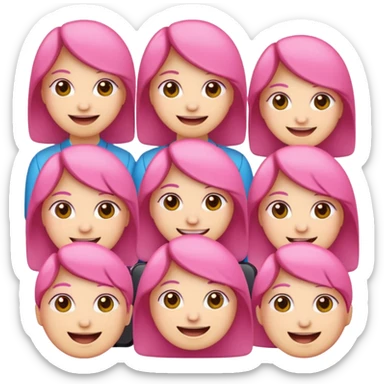 pink iphon employees(admins) emoji sticker