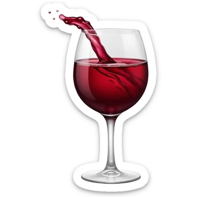 Red wine emoji sticker