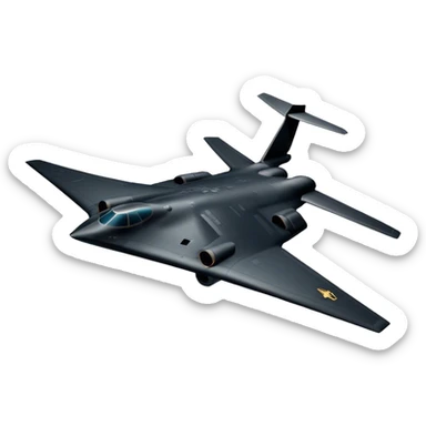 B-2 Spirit bomber - Northrop B-2 (Model Year: 2021) (Iconic colour: Stealth black) sticker