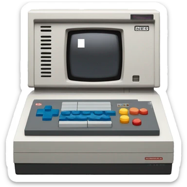 a nes with windows 10 OS sticker