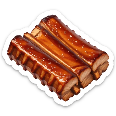 Bbq ribs sticker