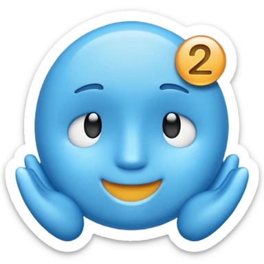 " 2026" text blue  sticker