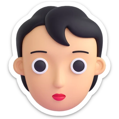 Minimalistic App Icon for AI Call Agent, showing a Showing a icon like AI face, friendly. sticker