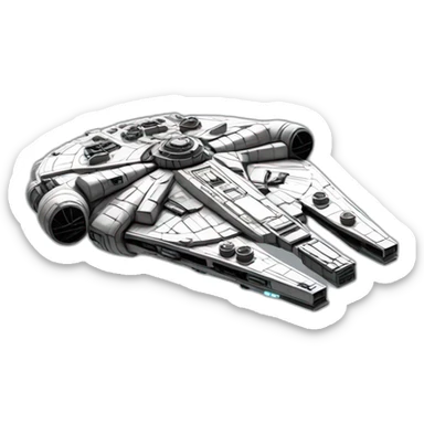 Millennium Falcon sticker