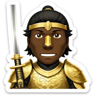 Golden Samurai sticker
