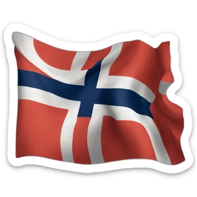 Norway flag sticker