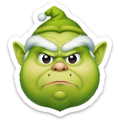 emo fat phoque grinch yeti nox arcana  sticker