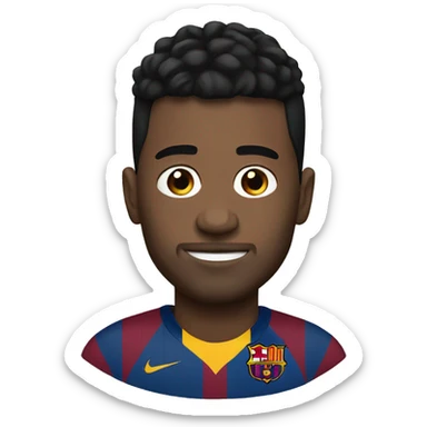 barca player sticker