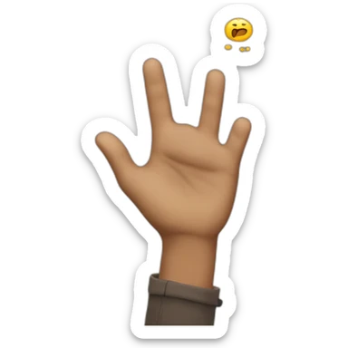 wild gesticulation sticker