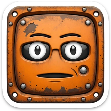 Create a Discord server icon that displays the name DUBS based on the Rust video game. sticker