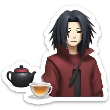 Uchiha Madara and tea sticker