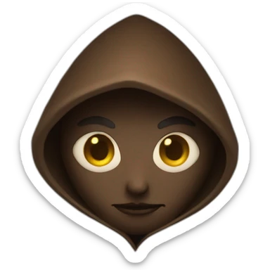 cultist hooded brown grimdark sticker