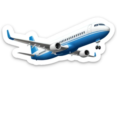 Plane landing in Minnesota in the snow sticker