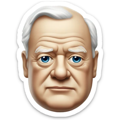 Winston churchill sticker