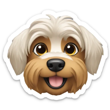 create an emoji of a yorkshire dog  sticker