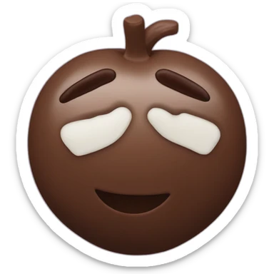 Tru fru chocolate covered fruit sticker