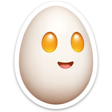 Un huevo con pies sticker