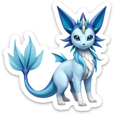 Cobalion-Suicune-Vaporeon-fakemon (full body) sticker