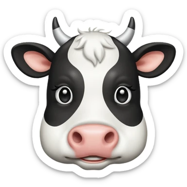 Cow emoji sticker