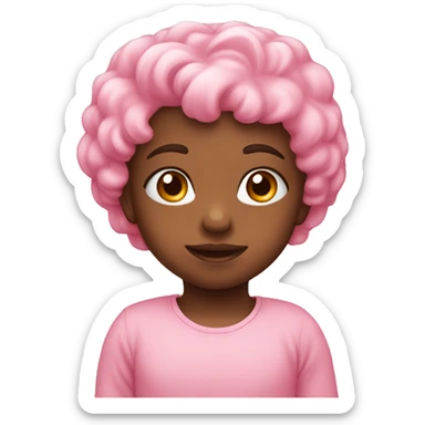 cute heart baby pink sticker