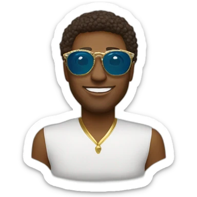 someone wearing KREWE Eyewear st. louis sticker