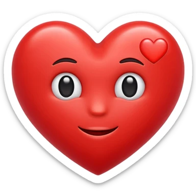 emoji corazón sticker