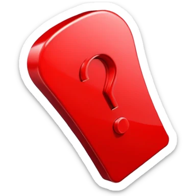 red exclamation mark sticker