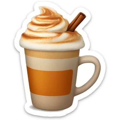 Pumpkin spice latte  sticker