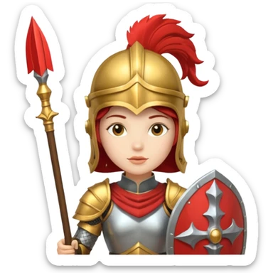 Minerva is the Roman goddess of wisdom, strategic warfare, commerce, and the arts, and is considered one of the most important Roman deities alongside Jupiter and Juno, forming the Capitoline Triad. sticker