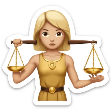 Justice sticker