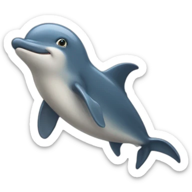 dauphin mignon sticker