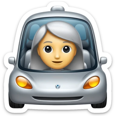 An passenger auto sticker