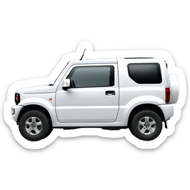 2024 white suzuki jimny  sticker