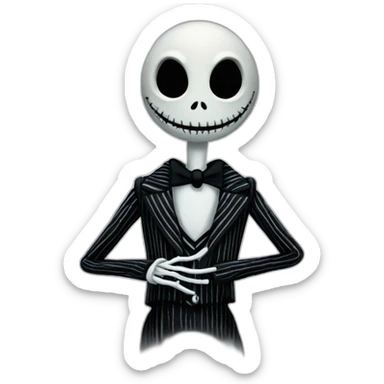 Jack Skellington sticker