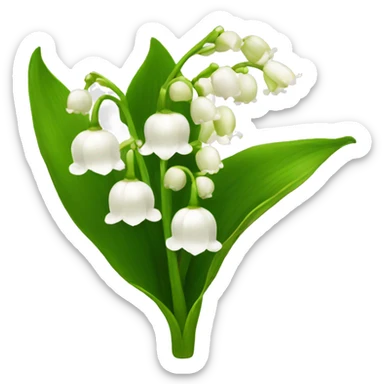 lily of the valley sticker