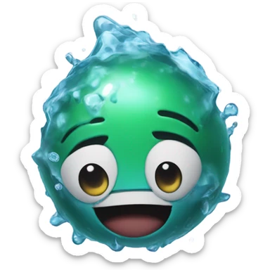 Fortnite Water Sprite squishie sticker